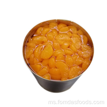 Buah-buahan tinned A10 Mandarin Orange dalam Syrup Light